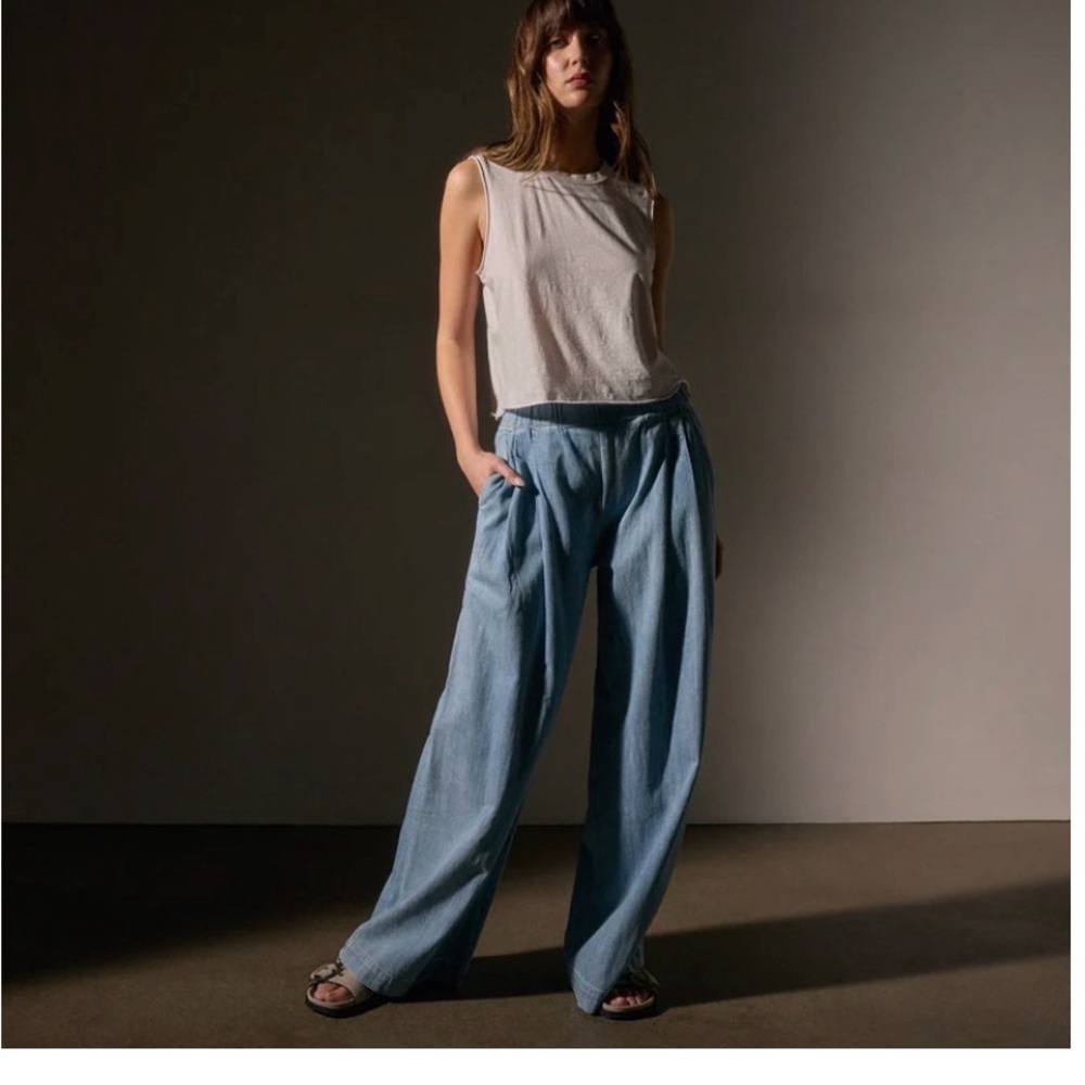 James Perse Light Blue Denim Pants